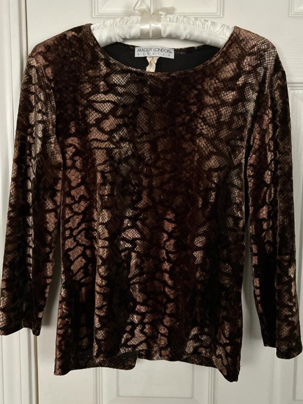 VTG 90s Velvet Burnout Top